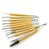 11 pcs Clay Tool Set Pottery Clay Sculpture Carving Tool Set